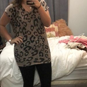Leopard print top/tunic